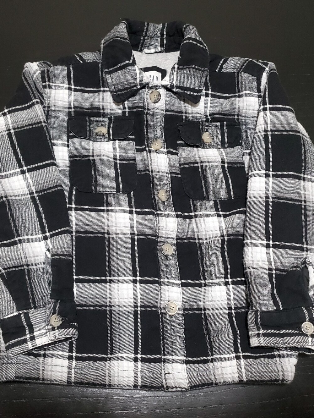 Gap Boys Size Small Plaid Shirt Jacket